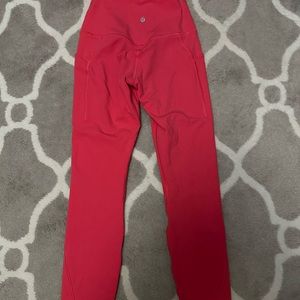 Lululemon Align Leggings Size 4 with pockets